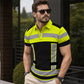 Men's High Visibility Reflective Short Sleeve Shirt