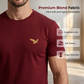 Legkelendőbb férfi kerek nyakú rövid ujjú slim fit póló – klasszikus stílus, légáteresztő, sokoldalú, S–2XL méret