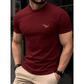 Legkelendőbb férfi kerek nyakú rövid ujjú slim fit póló – klasszikus stílus, légáteresztő, sokoldalú, S–2XL méret