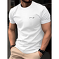 Legkelendőbb férfi kerek nyakú rövid ujjú slim fit póló – klasszikus stílus, légáteresztő, sokoldalú, S–2XL méret