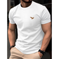 Legkelendőbb férfi kerek nyakú rövid ujjú slim fit póló – klasszikus stílus, légáteresztő, sokoldalú, S–2XL méret