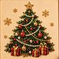 🎄 Karácsonyi gyöngyfestő készlet – 5 ünnepi dizájn, csillogó gyöngyök