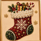 🎄 Karácsonyi gyöngyfestő készlet – 5 ünnepi dizájn, csillogó gyöngyök