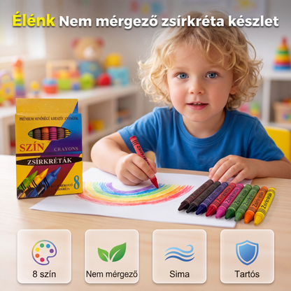 🎨1+1 ingyen🖍️ Zsírkréta készlet Nem mérgező biztonságos – Búcsú a káros vegyszerektől
