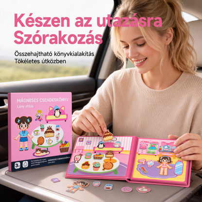 🌟 Mágneses csendes könyv Korai tanulás fejlesztő Jelenet felismerés – Búcsú a képernyőfüggőségtől