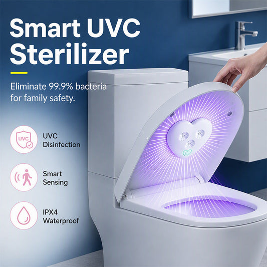 🦠 UVC WC fertőtlenítő lámpa UVC fertőtlenítés UV technológia – Búcsú a baktériumoktól
