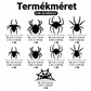 🕷️ Pók matrica LED világítás – Búcsú a sötét unalomtól