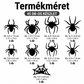🕷️ Pók matrica LED világítás – Búcsú a sötét unalomtól