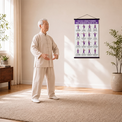 🧘 Tai Chi poszter Világos ábrák – Búcsú a zavaros mozdulatoktól