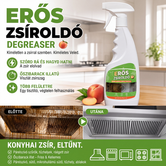 🧼🏡Konyhai zsíroldó Erős zsírtalanítás Konyhatisztításhoz