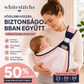 🤱 Ergonomikus babahordozó párnázott nyaktámasszal – Befelé/kifelé nézve, elöl/hátul hordható, csökkenti a kar fáradását, elősegíti az egészséges testtartást, ideális sétákhoz és utazáshoz (0–36 hónap) 💖