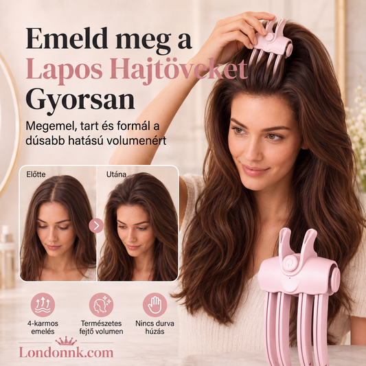 🔥 Formázd 3 másodperc alatt! 👱‍♀️ Varázslatos eszköz a hajtövek emeléséhez