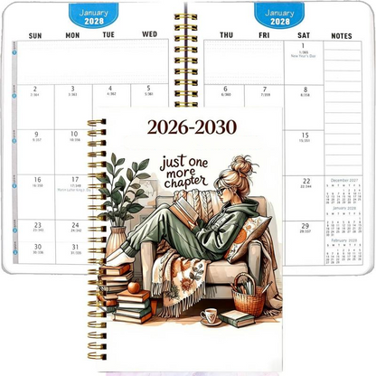 📅 5 éves tervezőfüzet – 2026–2030, célkövetés