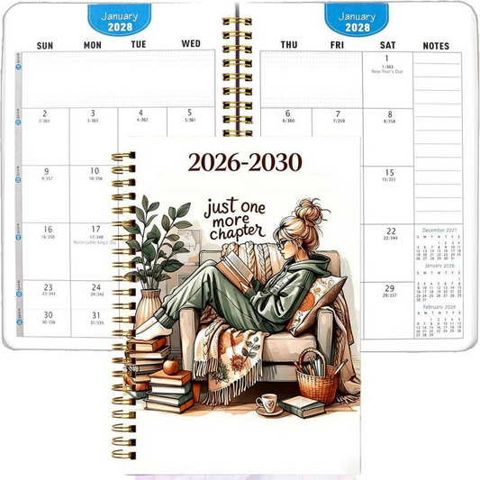 📅 5 éves tervezőfüzet – 2026–2030, célkövetés