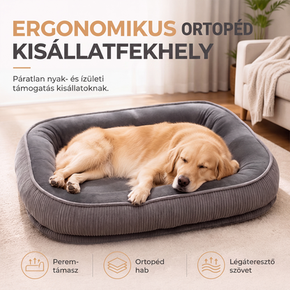 🤗 Kényelmes kisállat kanapéágy – Megemelt szélek, ölelés-szerű kényelem