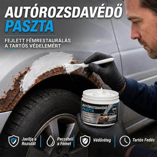 🛡️🚗 Autóipari fémrozsdagátló javítópaszta – rozsdagátló, védőréteget képez