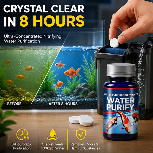 💧 Gyors víztisztítás – akváriumi víztisztító tabletta