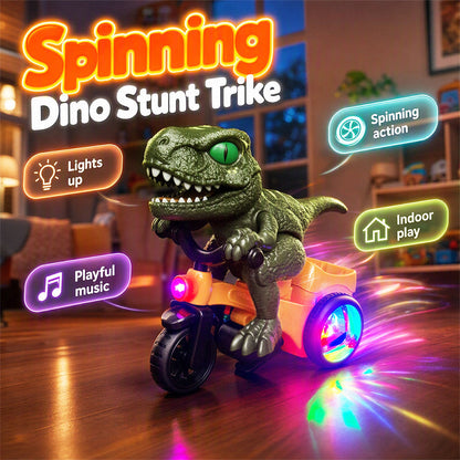🦖 LIMITED‑TIME 50% OFF! ✨ Electric Dinosaur Tricycle Toy – 360° Spin, Lights & Music, Sturdy 🛞