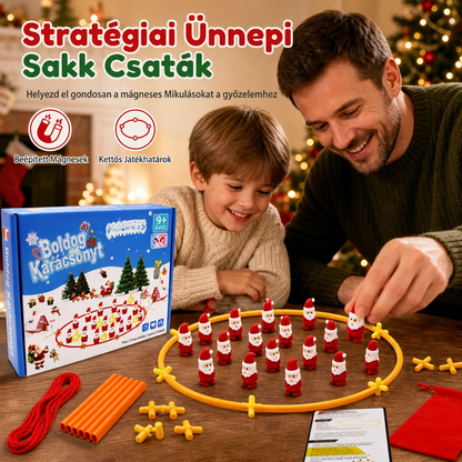 🧠 Családi mágneses stratégiai sakk – fejlesztő játék