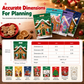 📢📢40% OFF !! ⏰50 Pack Christmas Candy Bags Cartoon Stand Up Zipper Pouches for Snowflake Crisp Cookie and Baking Food Packaging