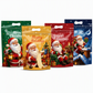 📢📢40% OFF !! ⏰50 Pack Christmas Candy Bags Cartoon Stand Up Zipper Pouches for Snowflake Crisp Cookie and Baking Food Packaging