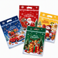 📢📢40% OFF !! ⏰50 Pack Christmas Candy Bags Cartoon Stand Up Zipper Pouches for Snowflake Crisp Cookie and Baking Food Packaging