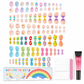 Kids Handmade Press On Nails Set 144 Pieces Almond Shape Cartoon False Nail Tips