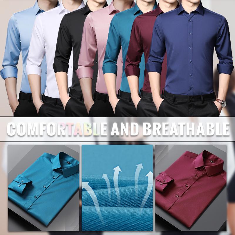 stretch non iron anti wrinkle shirt