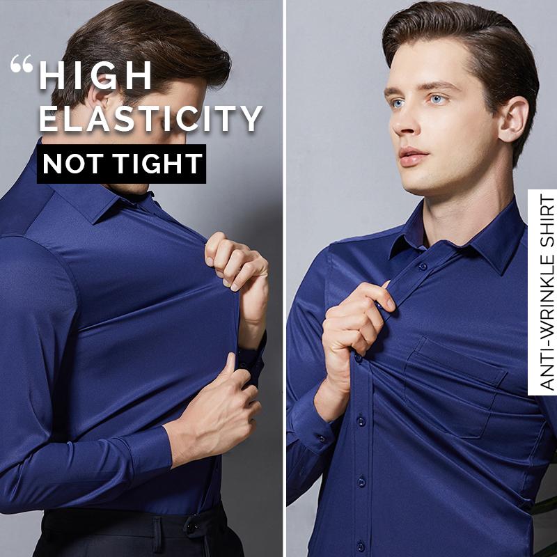 stretch non iron anti wrinkle shirt